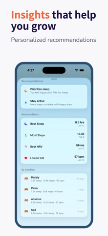 mood tracker: kitsu Screenshot 5 of 7