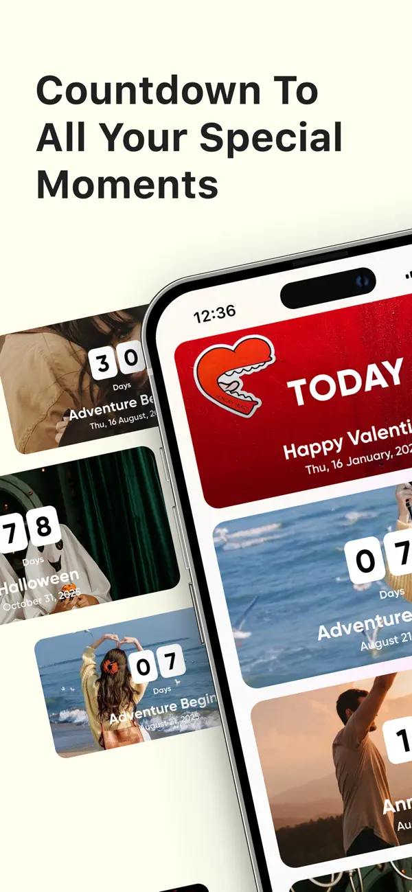 #1. Countdown Timer & Widget (iOS) De: Trang Phi Thi