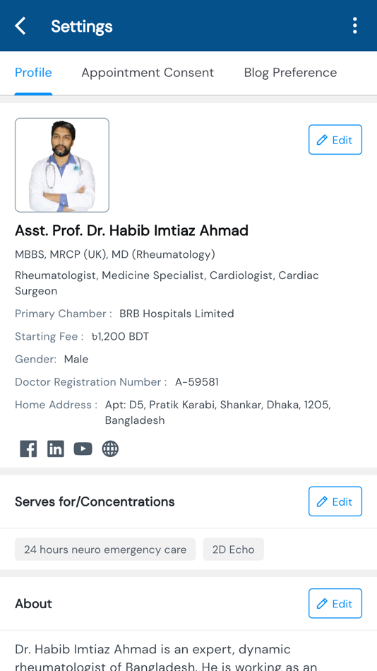 #7. Sasthya Seba for Doctors (iOS) Bởi: Sasthya Seba Limited