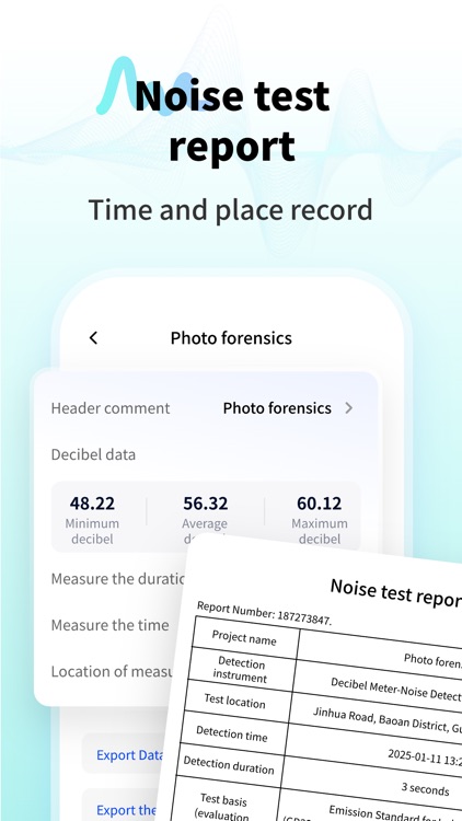 Decibel meter noise detector screenshot-3