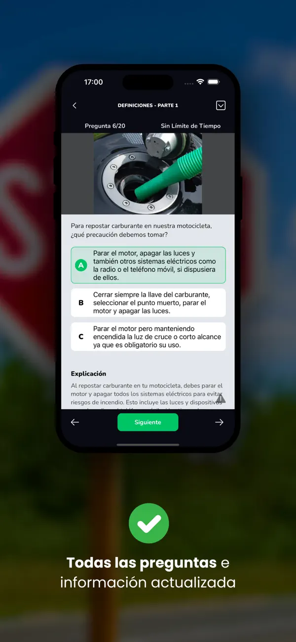 Screenshot #2 pour Autoescuela Online: Motos