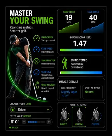 Golf Swing Speed Watch screenshot 1