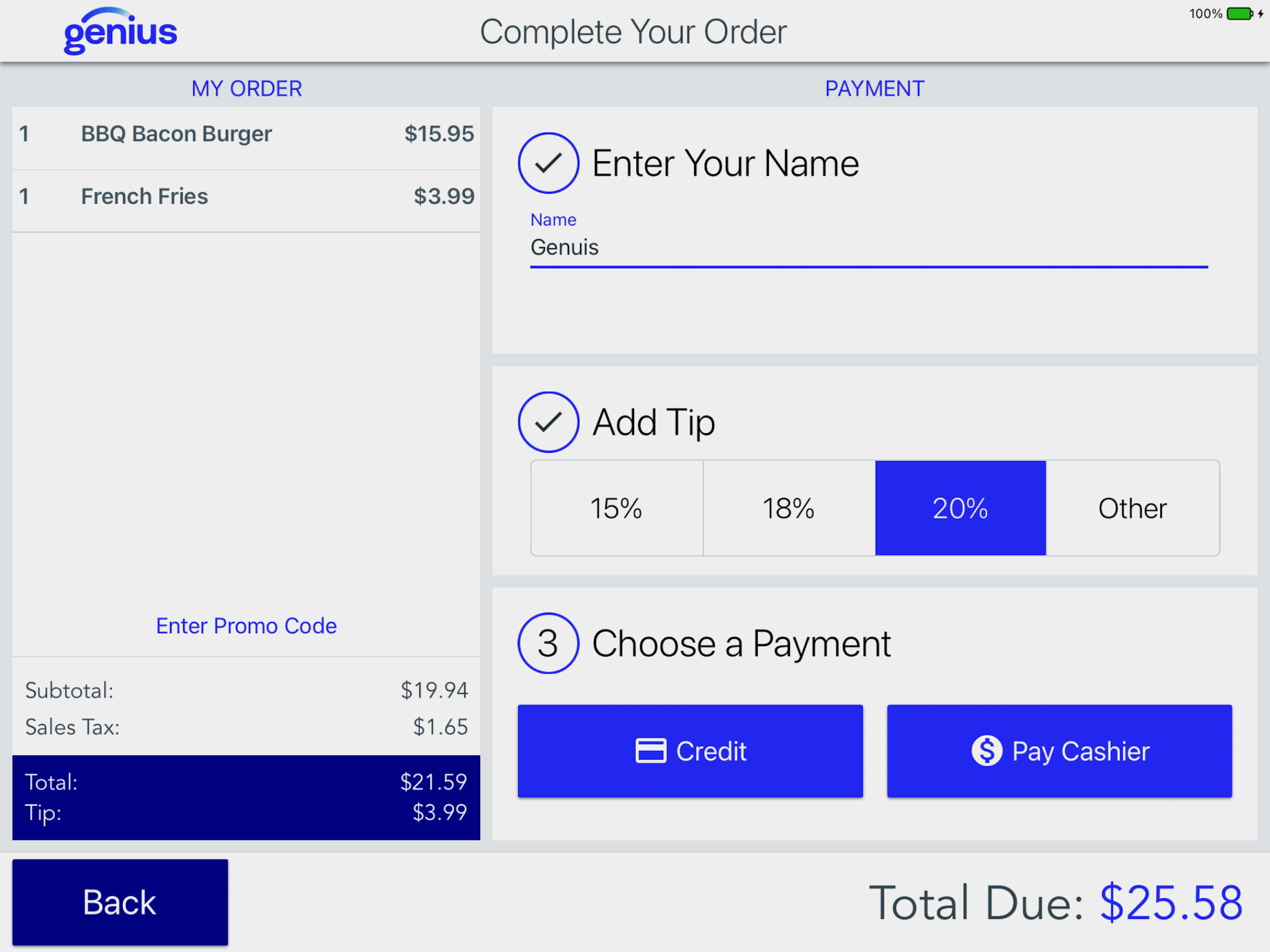 Genius Kiosk For Restaurants screenshot 4