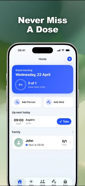 Family Med Log screenshot 1