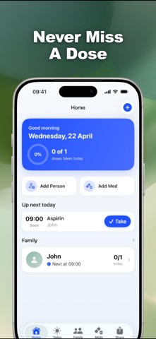 Family Med Log screenshot