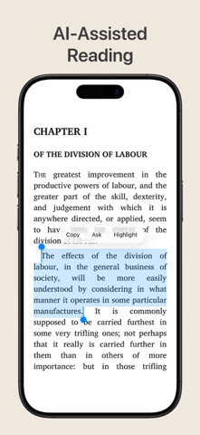 ReadDeep: Read Books with AI iPhone screenshot