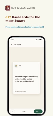 North Carolina Notary 2026 screenshot