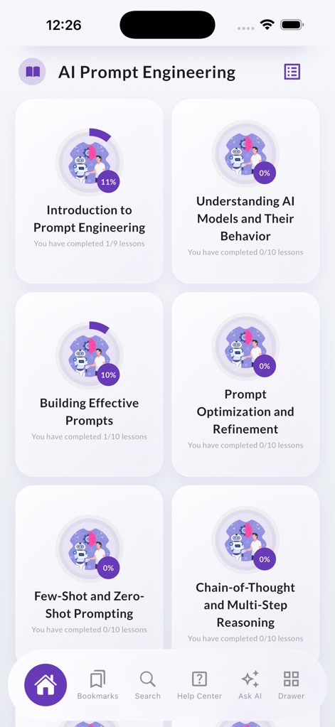 Learn AI Prompt Engineering - Education App | MWM