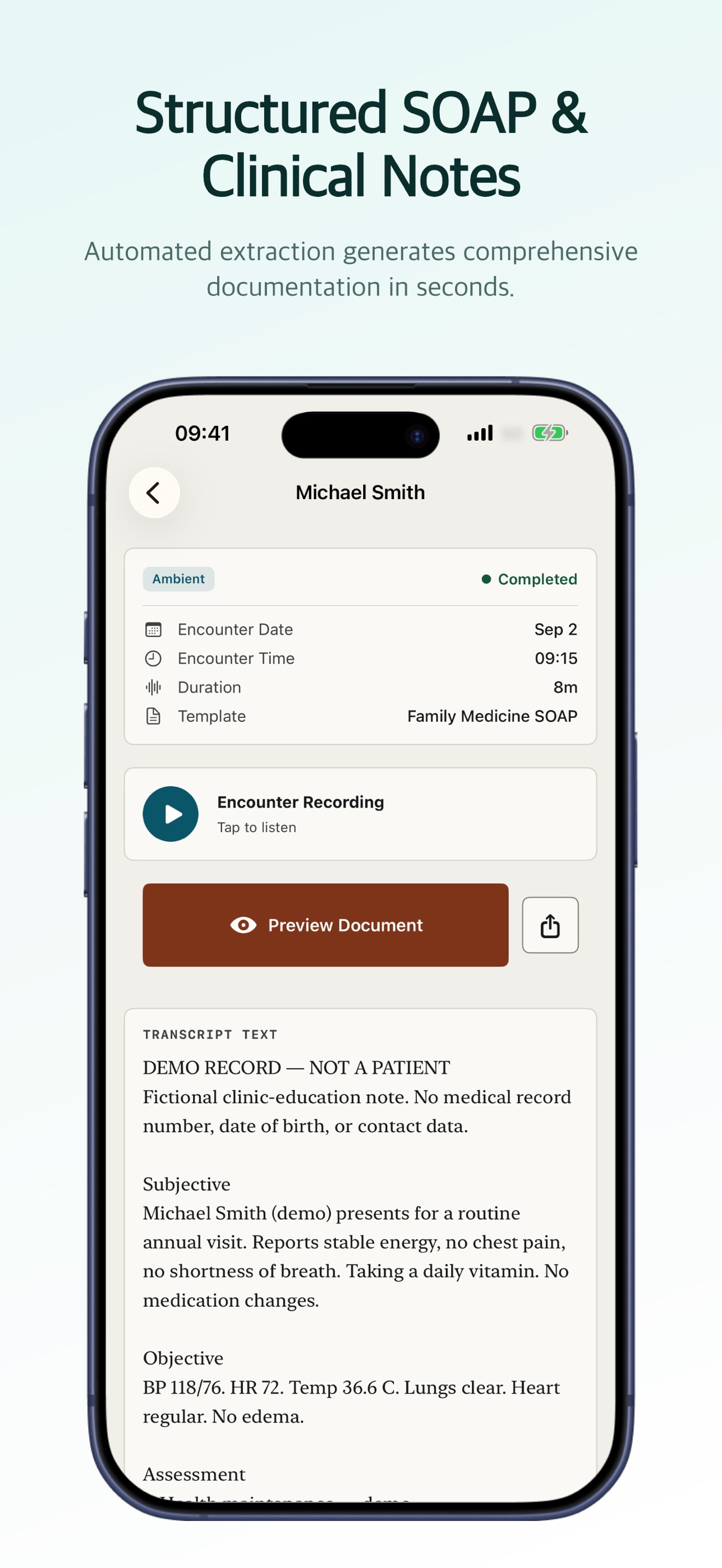 Screenshot 4 of ChartBriefs Scribe