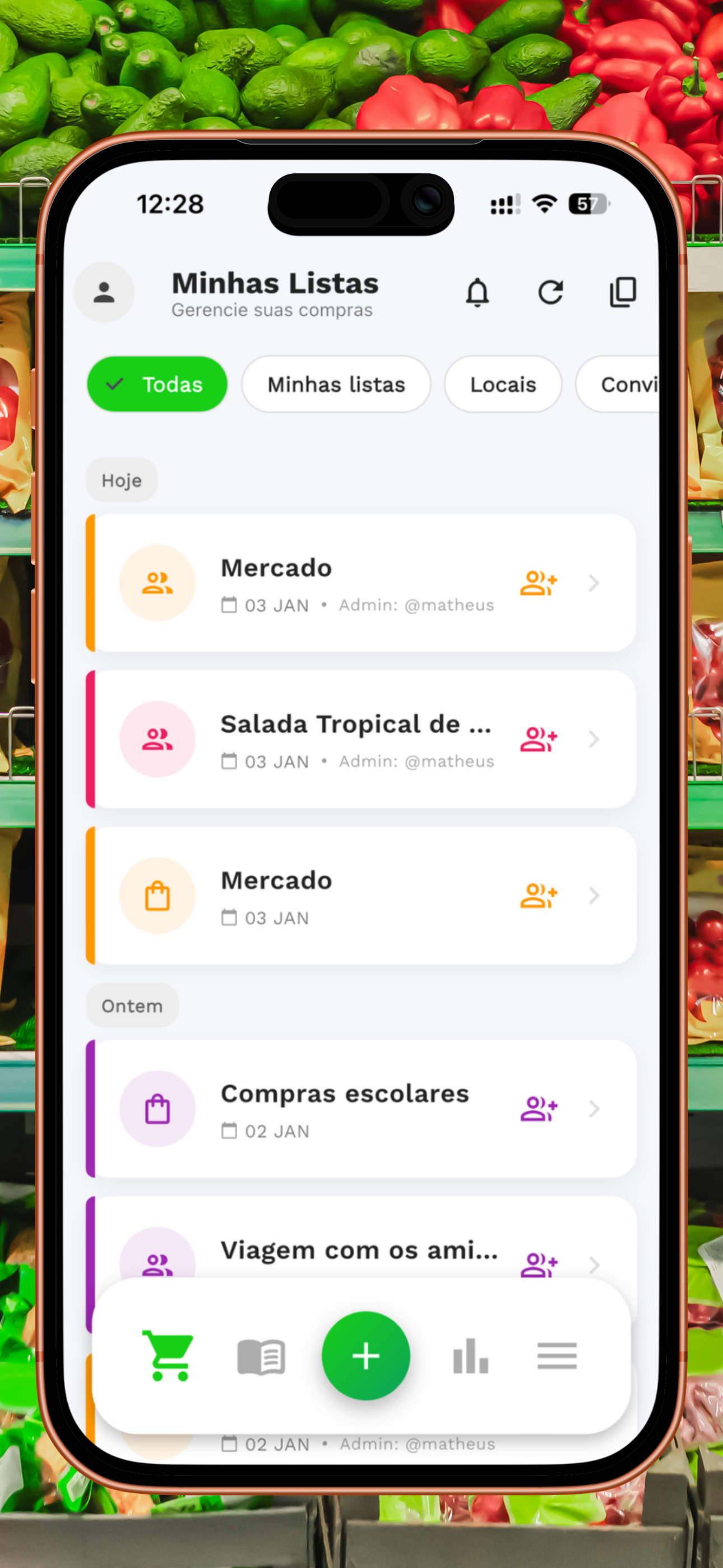 Cestinha de Compras
