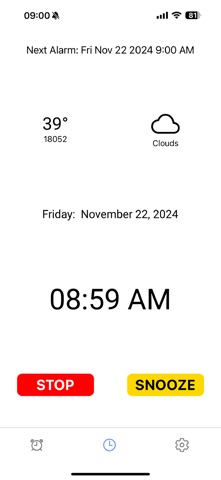 Cosmosis Alarm iPhone screenshot