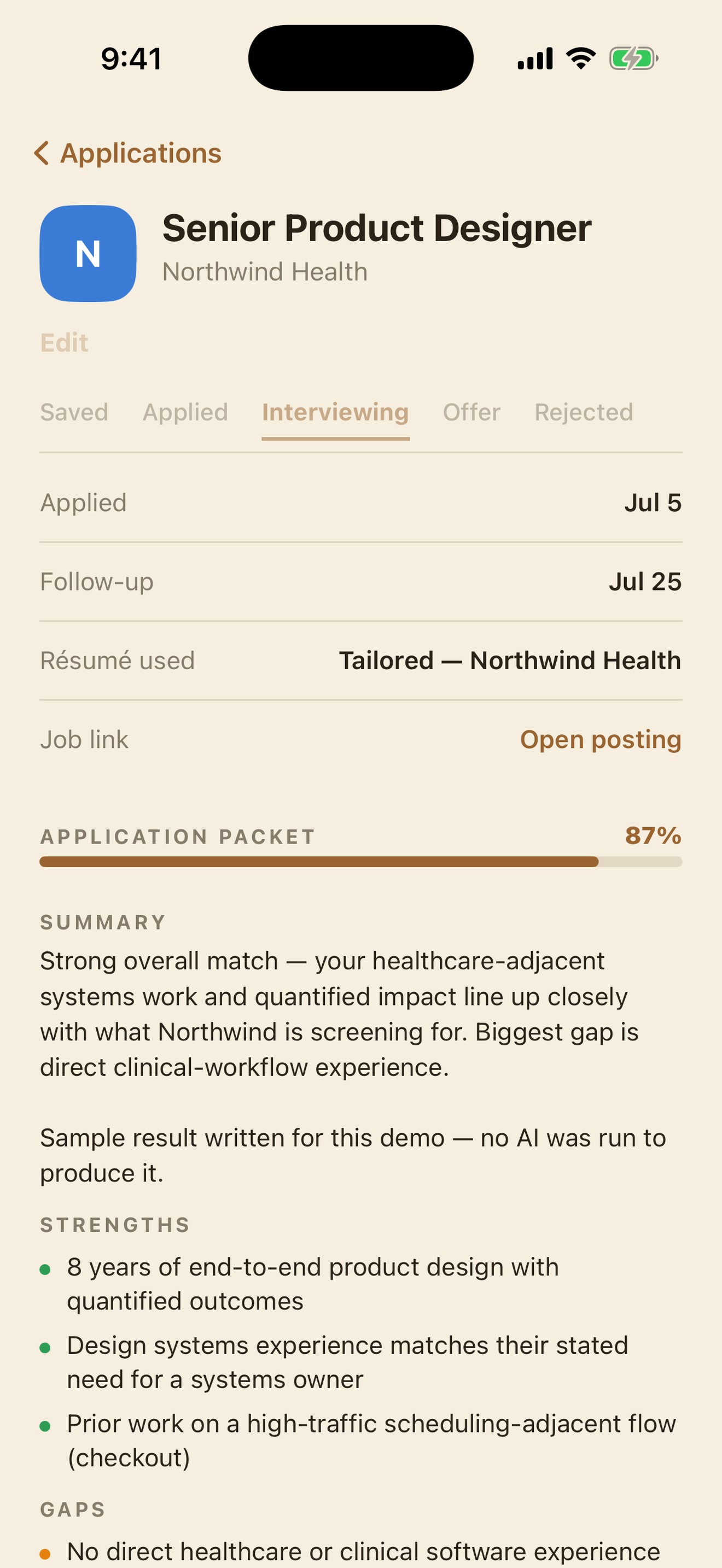 Career.OS: AI Career Coach screenshot 2