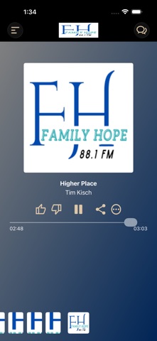Family Hope Radio iPhone screenshot