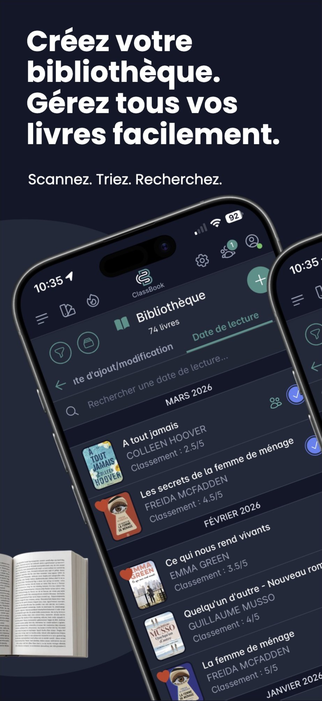 ClassBook - Ma bibliothèque