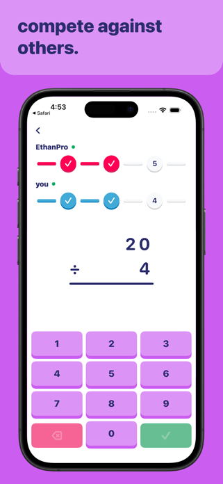 Quick Mental Math Screenshot 4 of 6