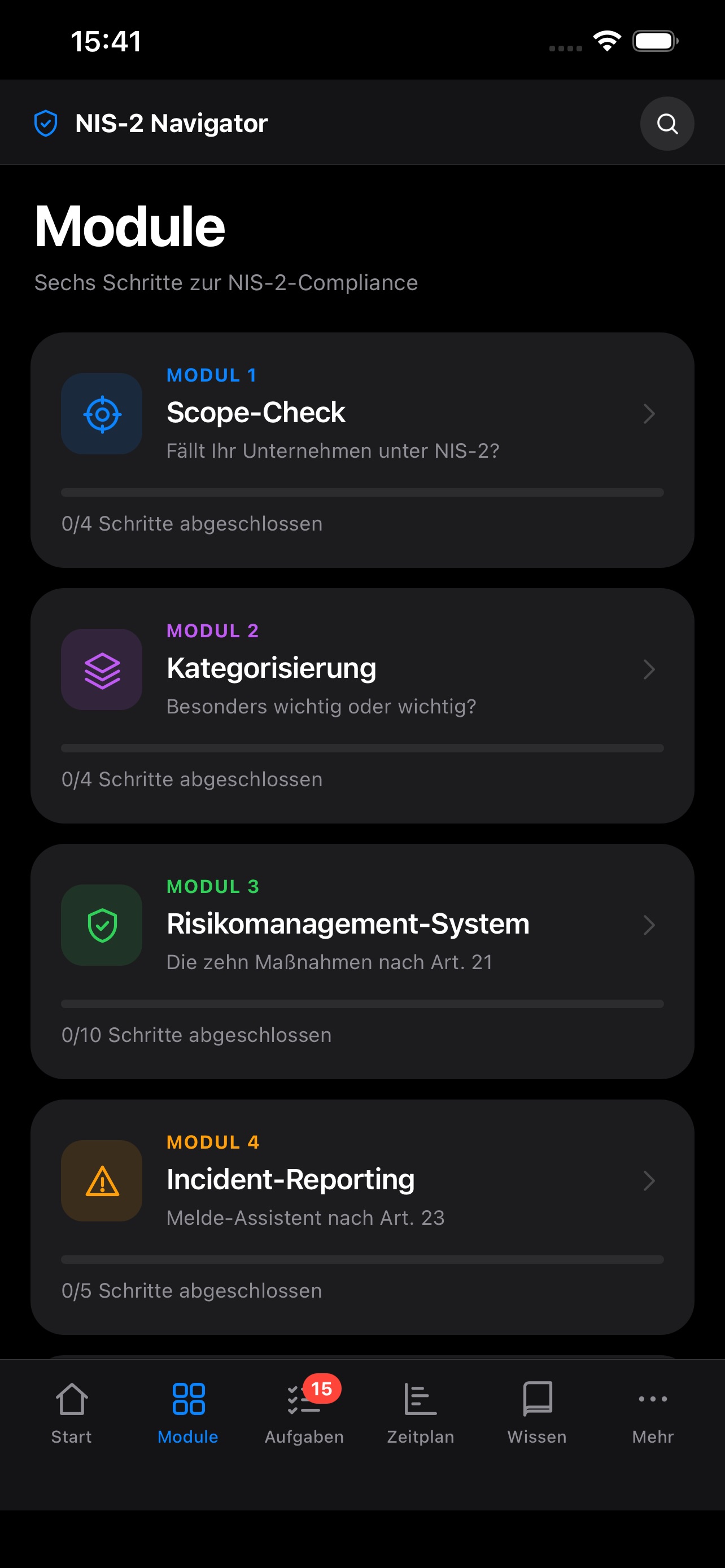Screenshot 2 of NIS-2 Navigator