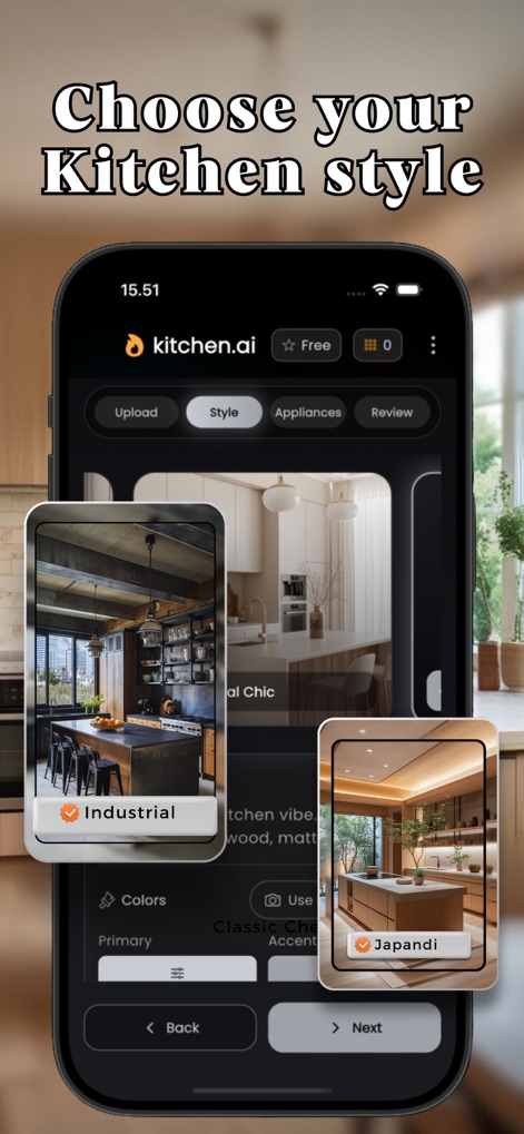 AI Kitchen Designer & Budget - Graphics & Design App | MWM