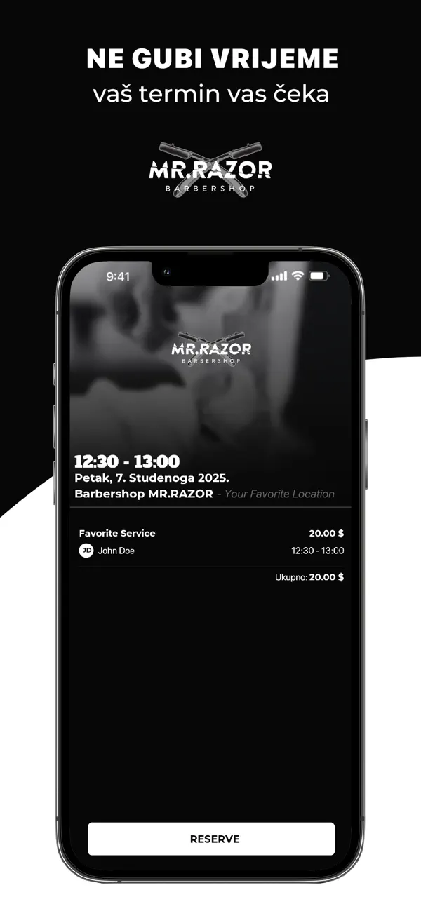 Screenshot #2 pour Barbershop MR.RAZOR