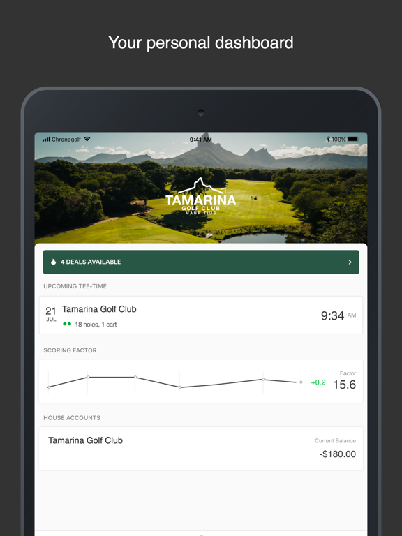 Tamarina Golf Club iPad screenshot