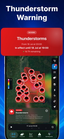 Weather Radar - NOAA Network Screenshot 3 of 10