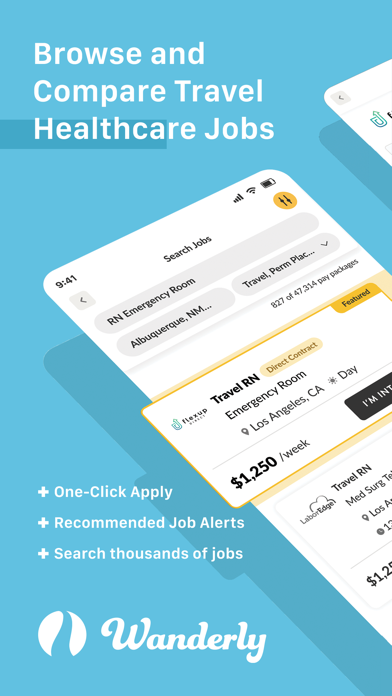 Wanderly: Find Healthcare Jobs Screenshot