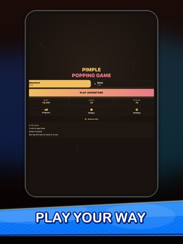Pimple Popping Game iPad screenshot