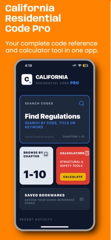 CA Residential Code Pro iPhone screenshot