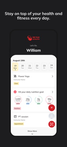 100 Year Athlete App Screenshot 2 of 6