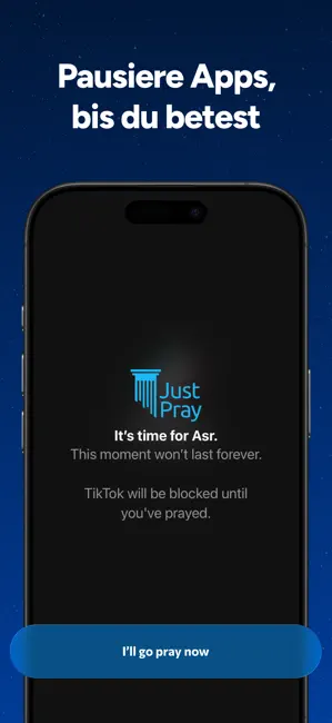 Just Pray: Track Muslim Prayer iPhone screenshot 4