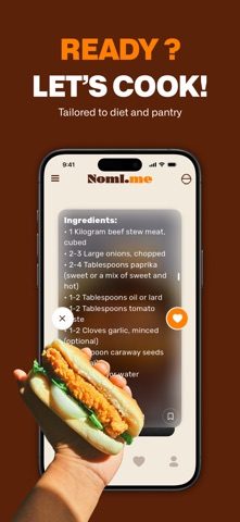 Noml.me - Swipe & Cook Easy Screenshot 3 of 6