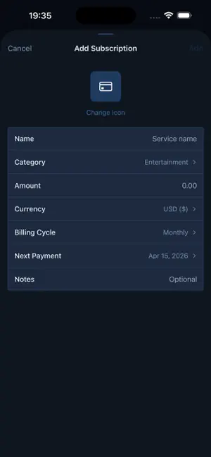 StackSubs - Pay Control screenshot 2