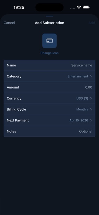 StackSubs - Pay Control Screenshot 2 of 4