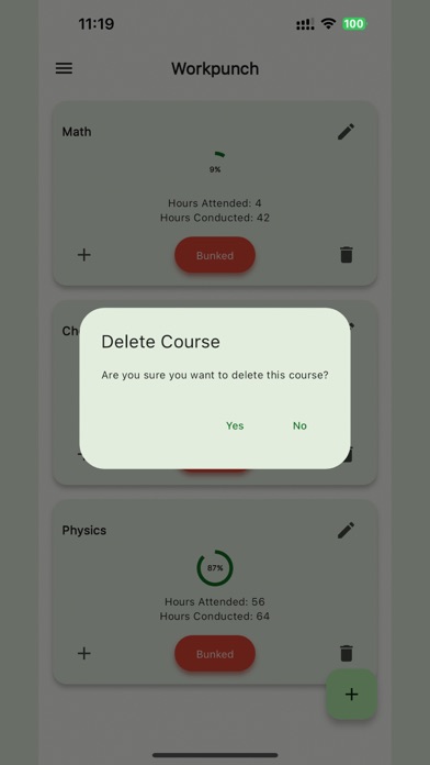 Workpunch Screenshot