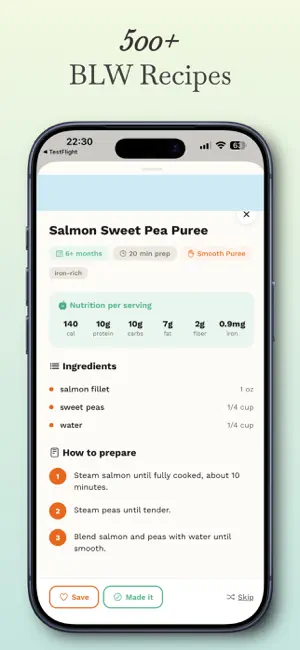 FirstBite: BLW Meal Planner screenshot 4