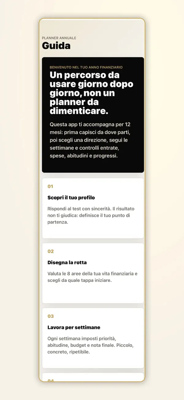 Screenshot #1 pour Il Mio Anno Finanziario