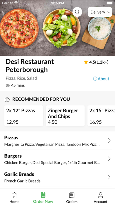 Desi Restaurant Peterborough Screenshot
