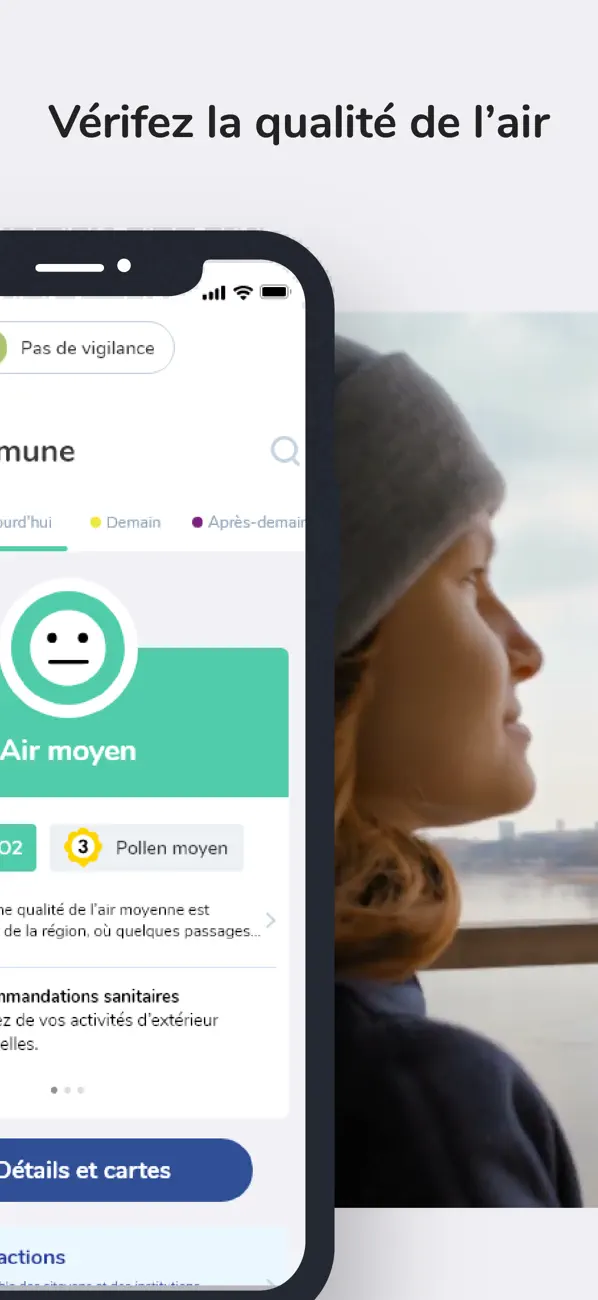 Screenshot #2 pour Air To Go - Qualité de l'air