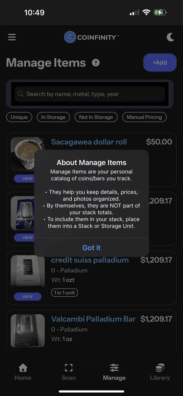 #5. Coinfinity Tracker (iOS) โดย: Solid Cloud