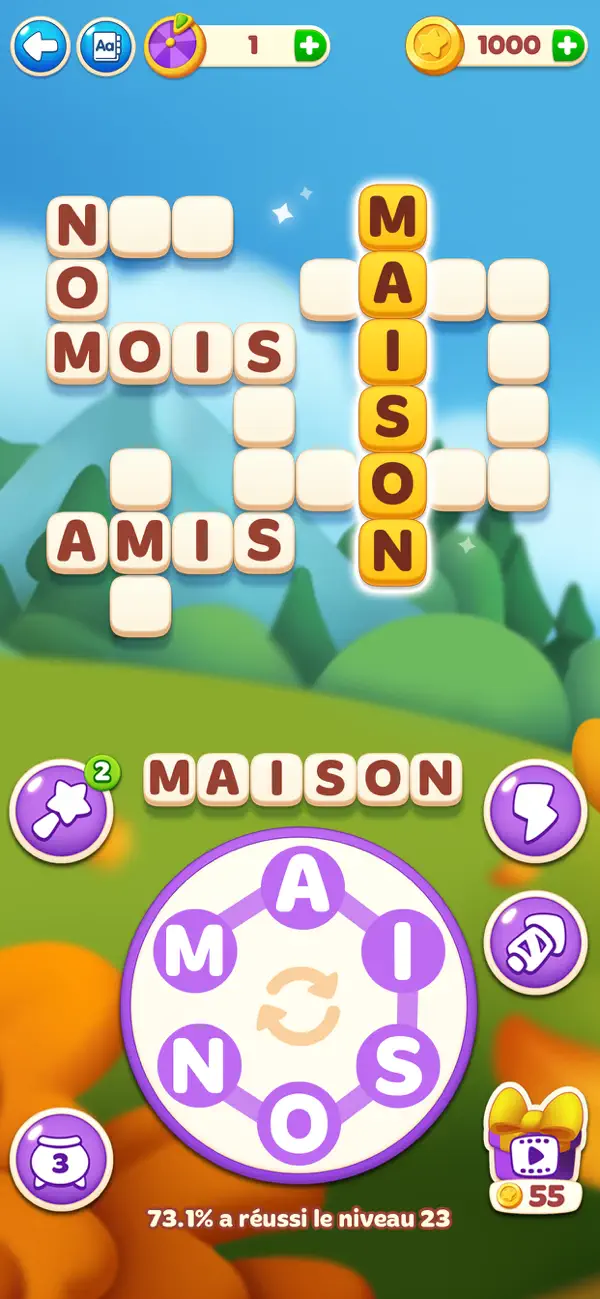 Screenshot #2 pour Word Spells: Mots Croisés