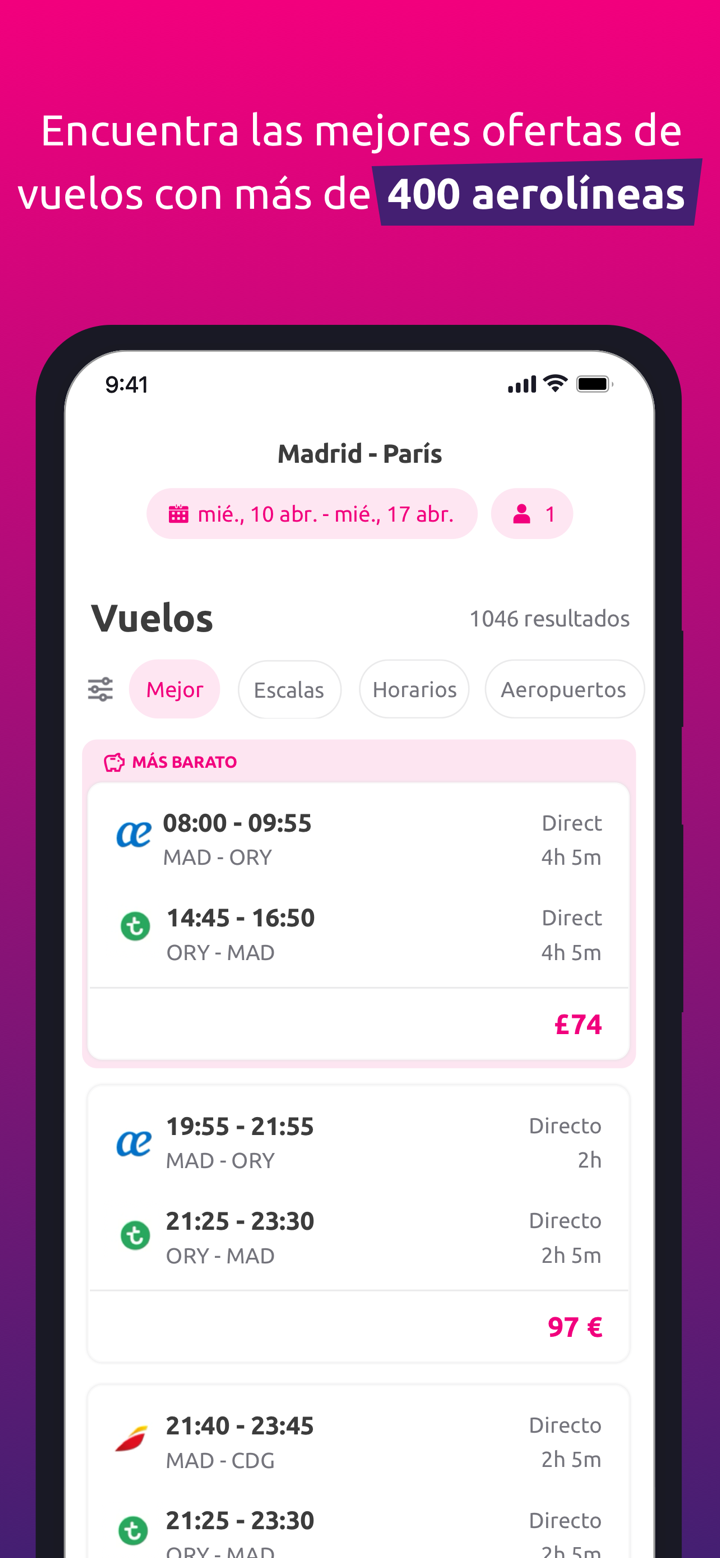 Rumbo.es - vuelos baratos screenshot 4