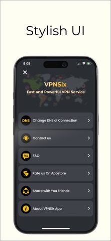 VPNSix - Optimized and Fast Screenshot 8 of 8