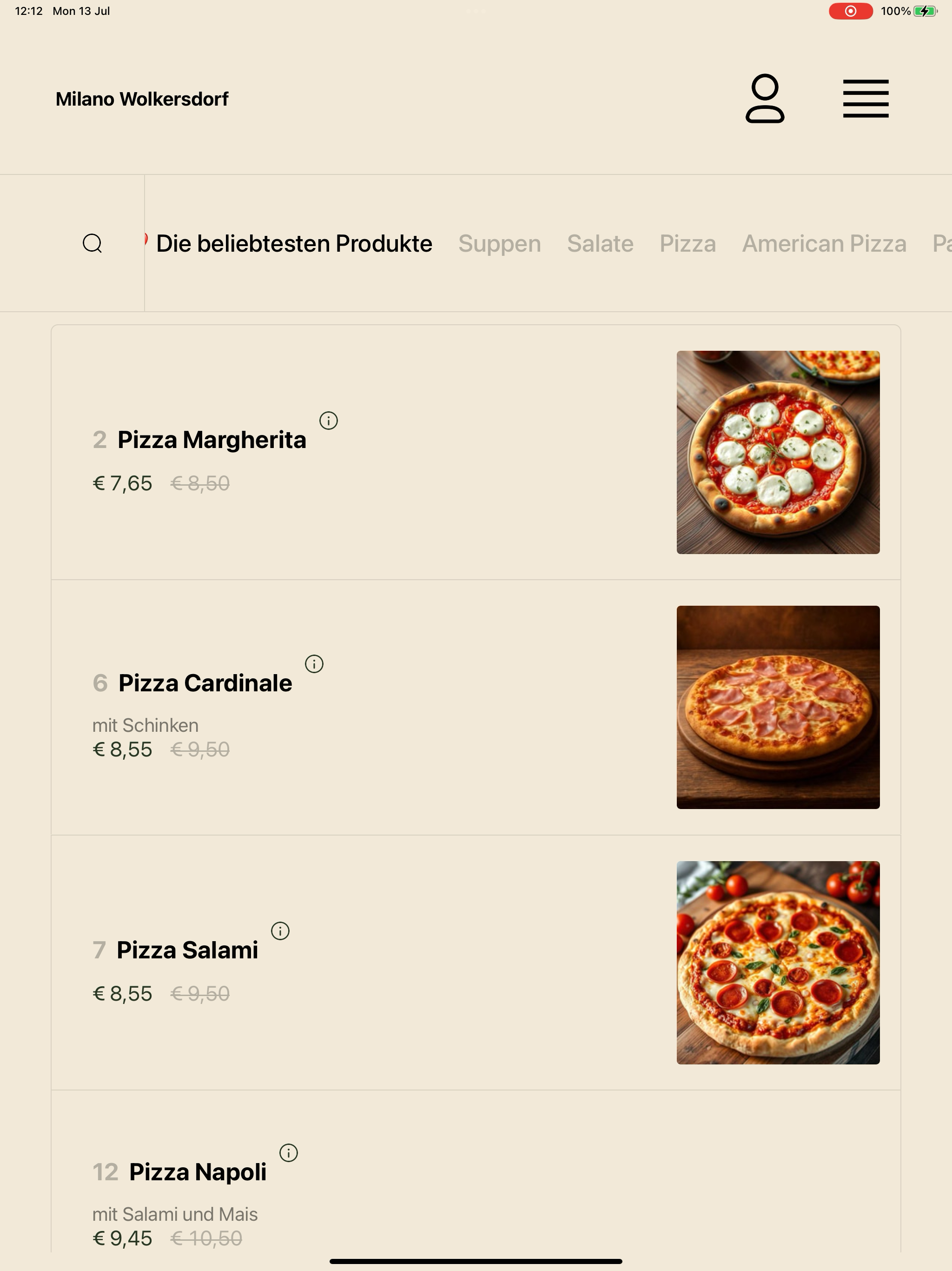 Milano Wolkersdorf screenshot 8