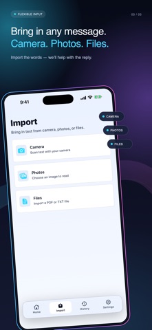 Too Cool To Type: AI Reply Screenshot 3 of 5