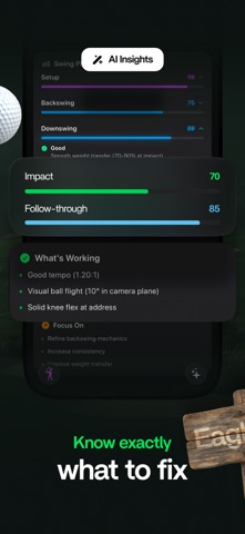 Eagle AI: Golf Swing Analyzer Screenshot 4 of 6