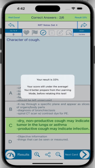 Respiratory Therapist Exam RRT Screenshot