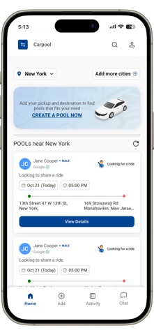 POOLit - Carpool, Buddy & more screenshot