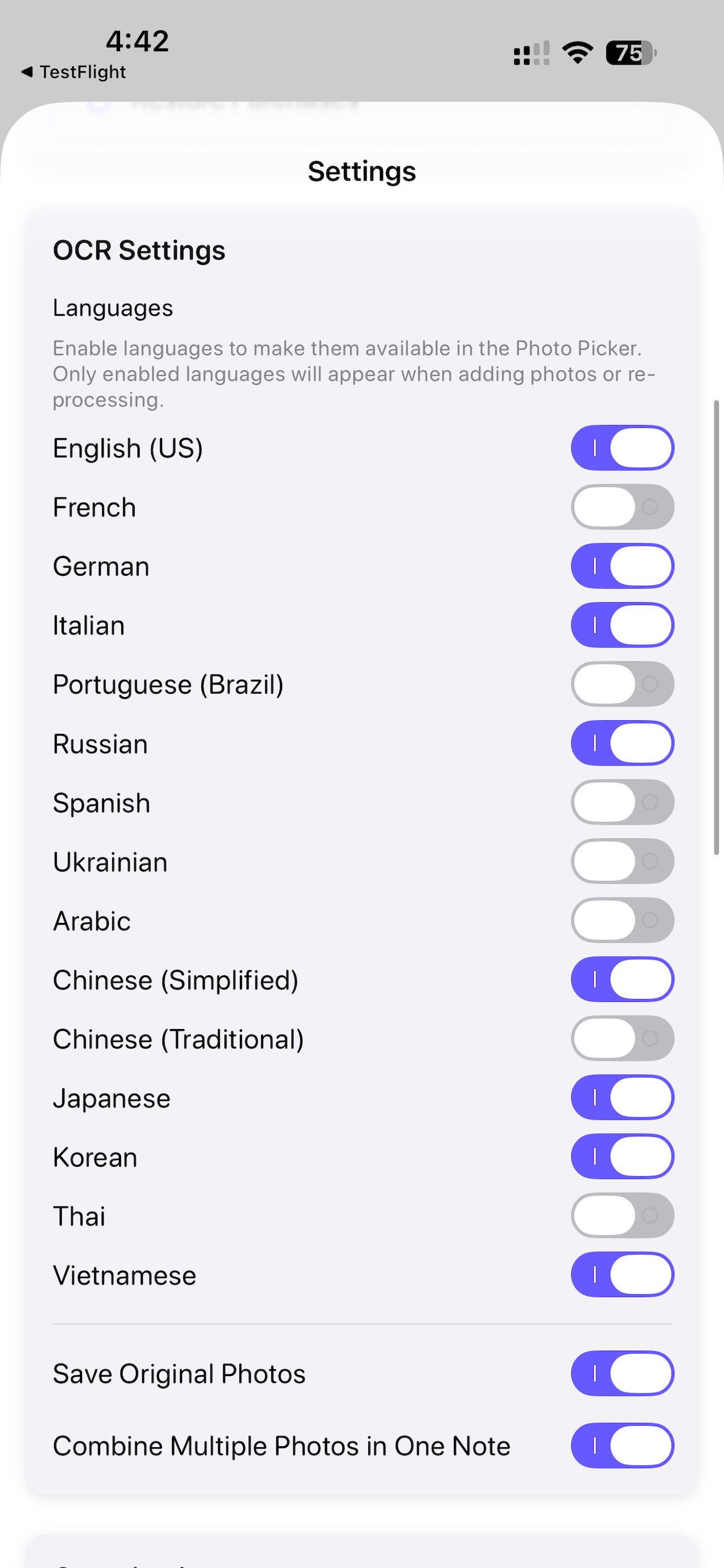 Photo OCR To Text screenshot 7