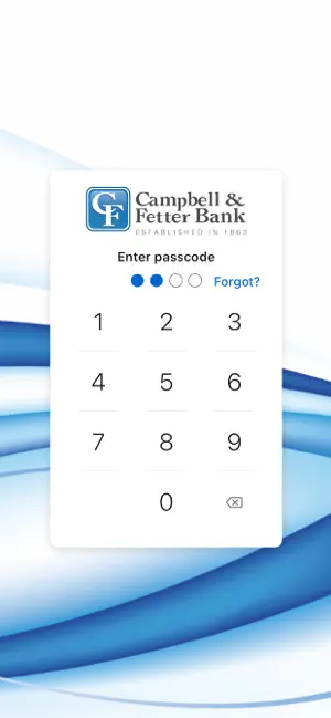 Campbell & Fetter Bank screenshot 2