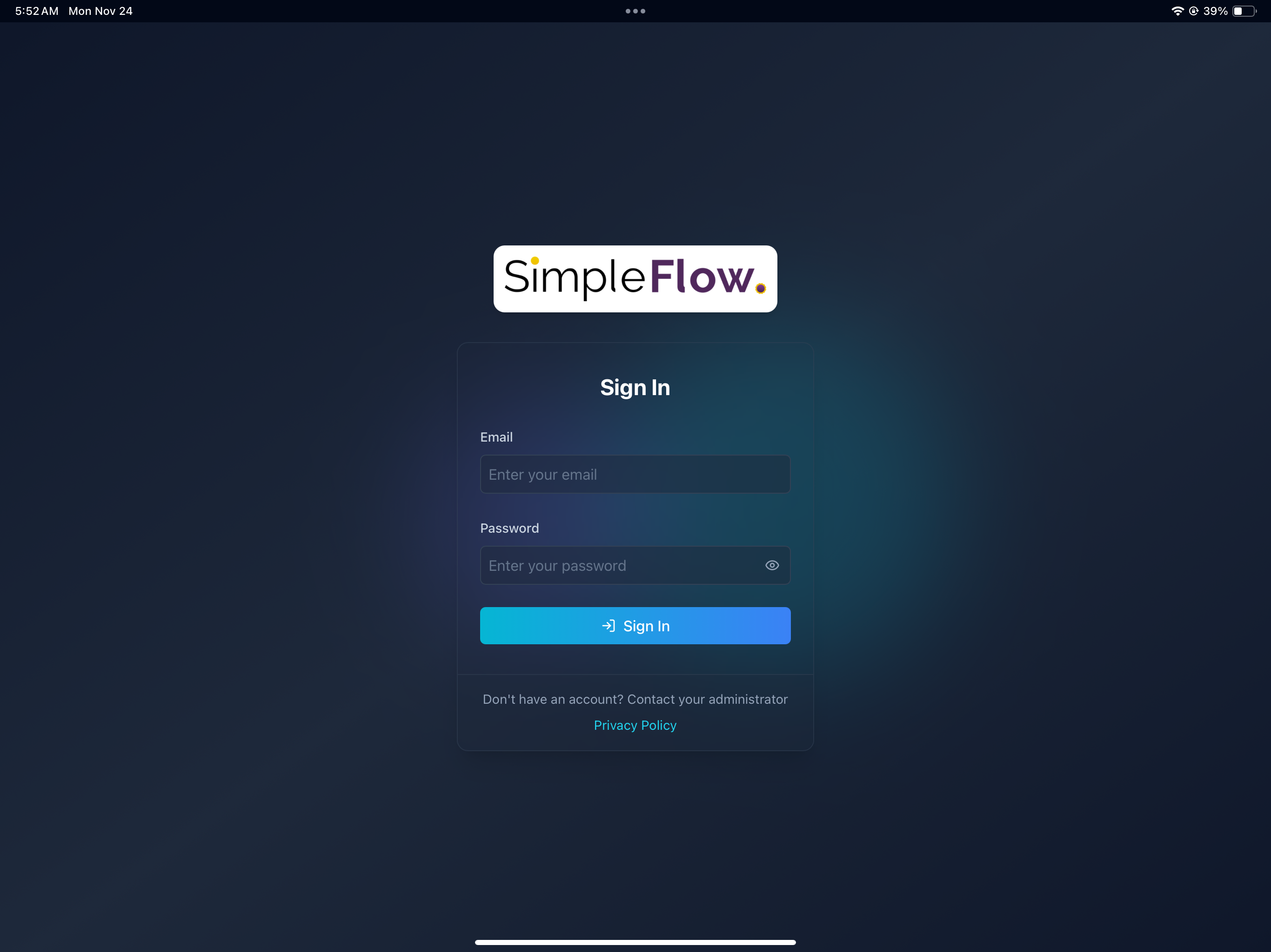 SimpleFlow Dashboard screenshot 7