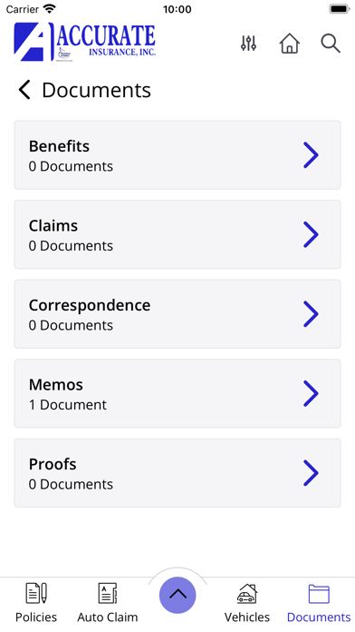 Accurate Insurance Online Screenshot